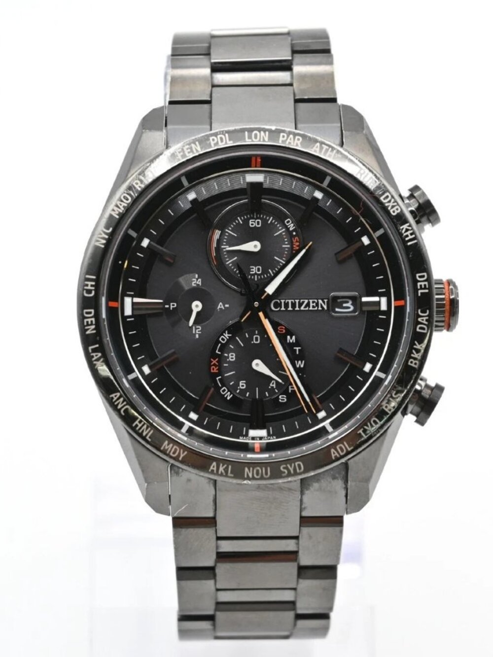 CITIZEN ATTESA ACT Line AT8185-62E Watch 42mm Quartz Titanium Black 84LC596